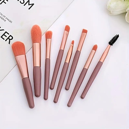 8pcs mini makeup - 8pcs, brush