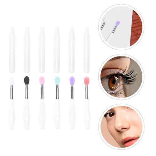 6pcs compact silicone lipstick - 6pcs,
