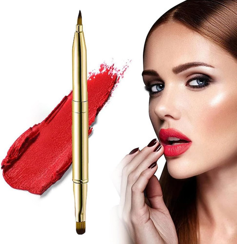 Retractable lip brush - retractable,