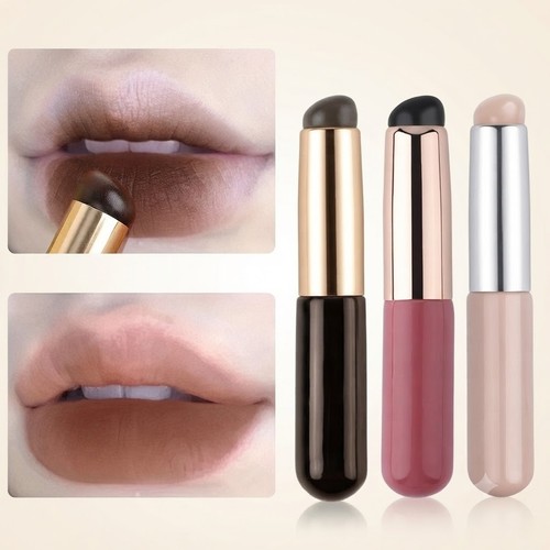 Silicone lip brush with cover - silicone,